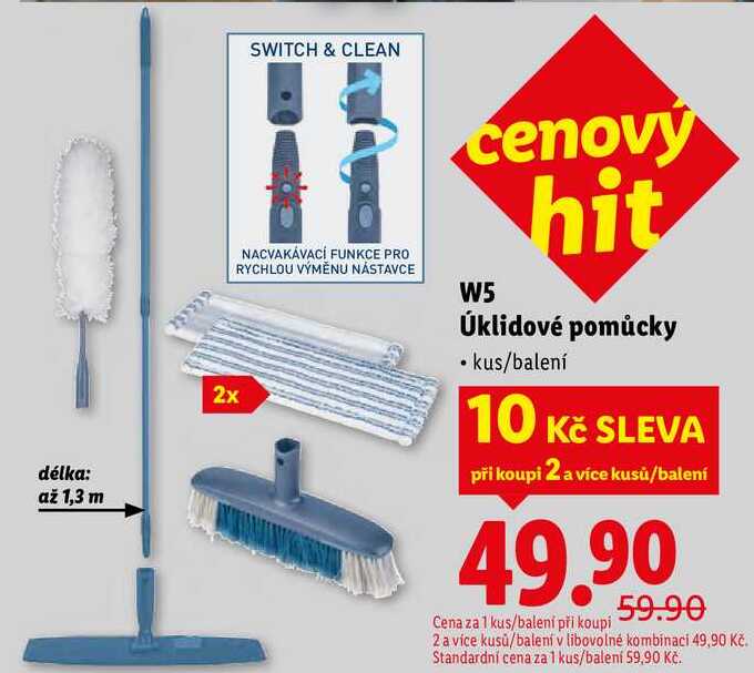 W5 Úklidové pomůcky 