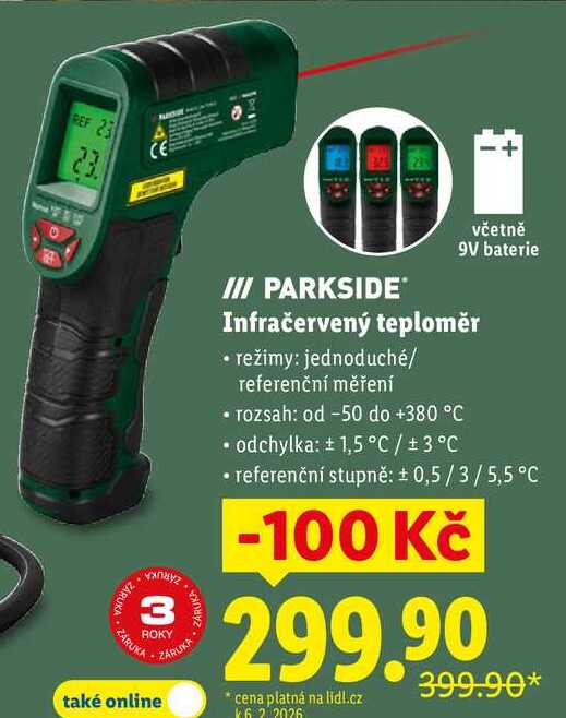 Infračervený teploměr 