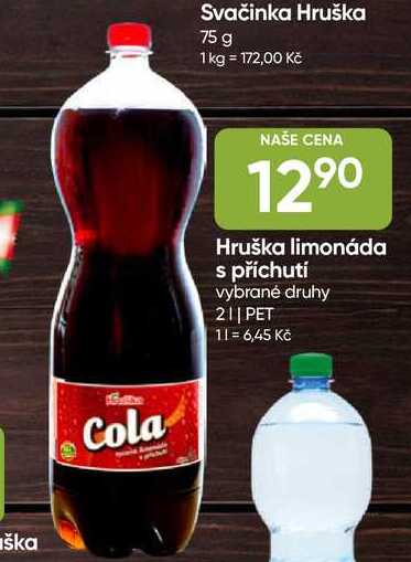Hruška limonáda s příchutí vybrané druhy 2l