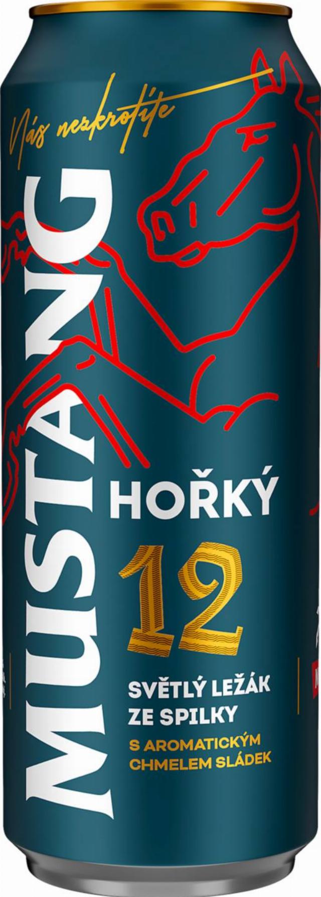 Mustang hořký Pivo světlý ležák