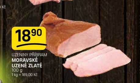 MORAVSKÉ UZENÉ ZLATÉ 100 g