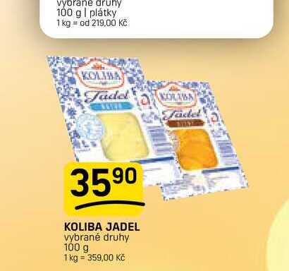 KOLIBA JADEL vybrané druhy 100 g