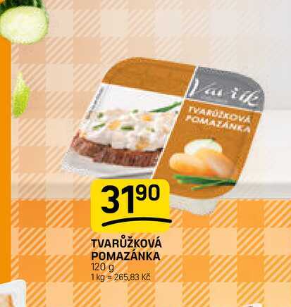 TVARŮŽKOVÁ POMAZÁNKA 120 g