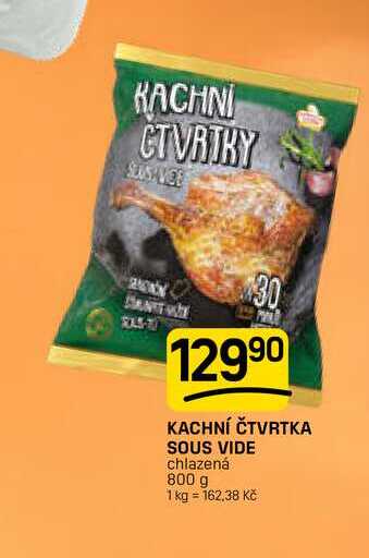 KACHNÍ ČTVRTKA SOUS VIDE chlazená 800 g