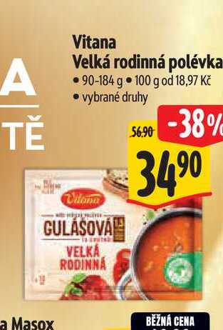  Vitana Velká rodinná polévka 90-184 g  