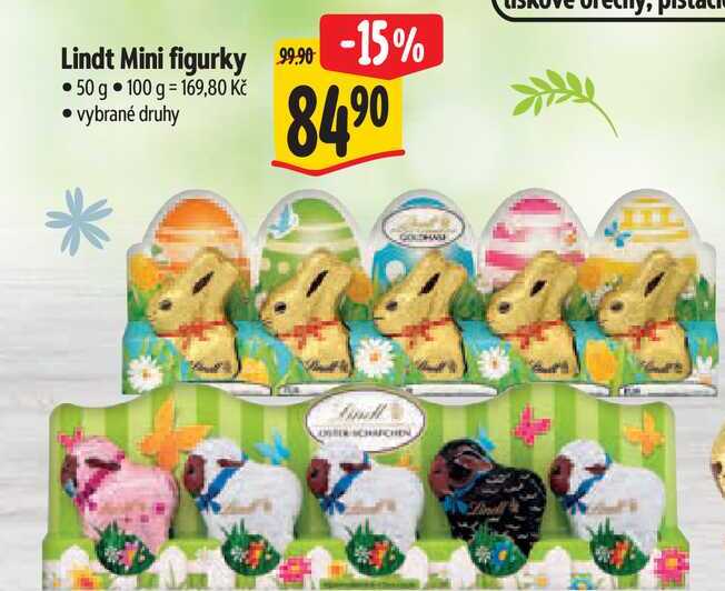 Lindt Mini figurky 50 g