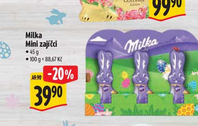 Milka Mini zajíčci 45 g