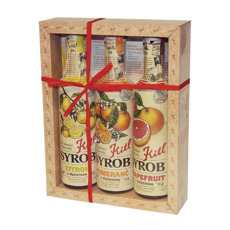 Kitl Syrob Citron+pomeranč+grep 3x500ml