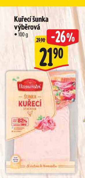 Kuřecí šunka výběrová 100 g