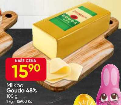 Milkpol Gouda 48% 100 g 