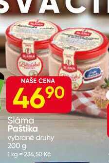 Sláma Paštika vybrané druhy 200 g