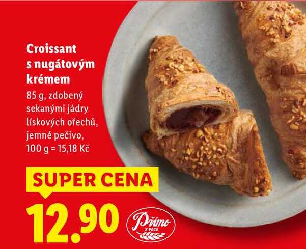 Croissant s nugátovým krémem, 85 g