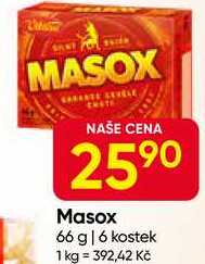 Masox 66 g, 6 kostek