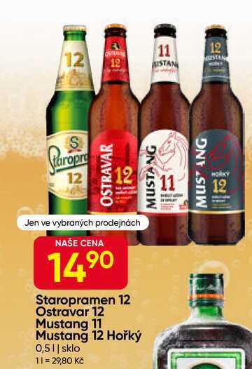 Ostravar 12 0,5l sklo