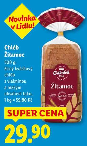 Chléb Žitamoc, 500 g