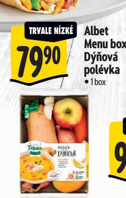  Albet  Menu box Dýňová polévka 1 box