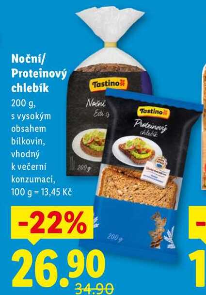 Noční/Proteinový chlebík, 200 g