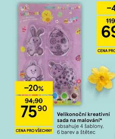 Velikonoční kreativní sada na malování