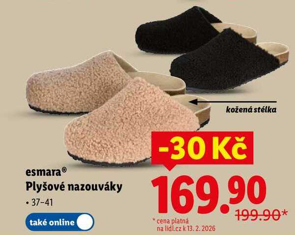 esmaraⓇ Plyšové nazouváky