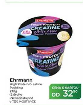 Ehrmann High Protein Creatine Pudding 230 g