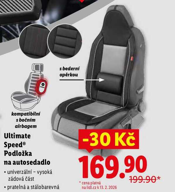 Ultimate Speed® Podložka na autosedadlo 