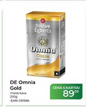DE Omnia Gold mletá káva 250 g