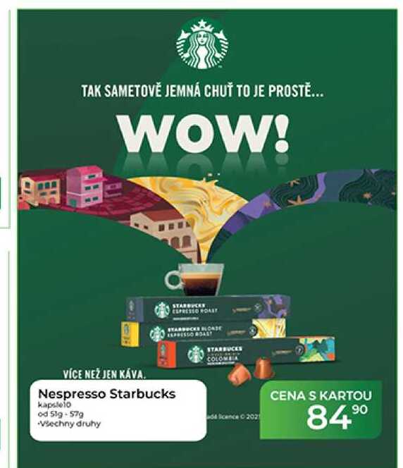 Nespresso Starbucks kapslelo od 51g-57g 