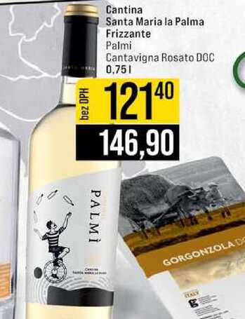 Cantina Santa Maria la Palma Frizzante Palmi Cantavigna Rosato DOC 0,75l