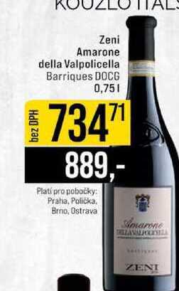 Zeni Amarone della Valpolicella Barriques DOCG 0,75l