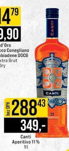 Canti Aperitivo 11% 1l