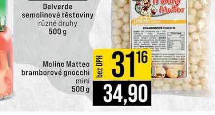 Matter Molino Matteo bramborové gnocchi mini 500 g