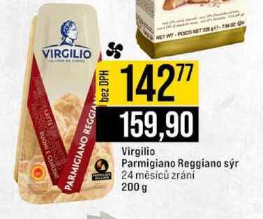 Virgilio Parmigiano Reggiano sýr 24 měsíců zrání 200 g 