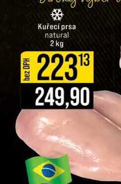 Kuřecí prsa natural 2 kg