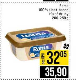 Rama 100% plant-based různé druhy 200-250 g
