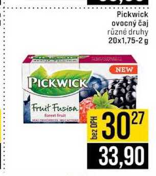 Pickwick ovocný čaj různé druhy 20x1,75-2 g