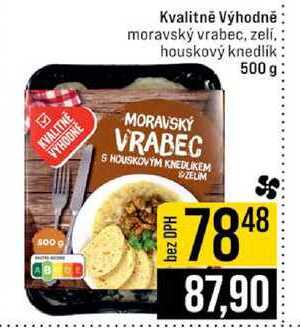 Kvalitně Výhodně moravský vrabec zelí houskový knedlík 500 g