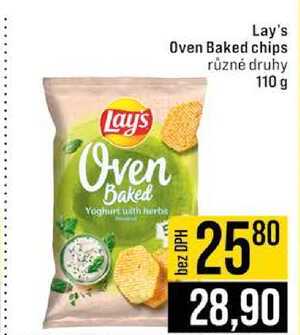Lay's Oven Baked chips různé druhy 110 g 