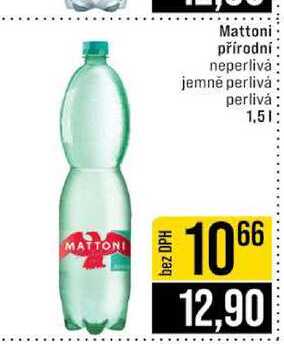 Mattoni přírodní neperlivá jemně perlivá perlivá 1,5l