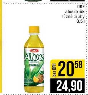 OKF aloe drink různé druhy 0,5l