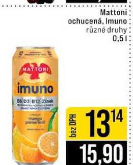 Mattoni ochucená, Imuno různé druhy 0,5l