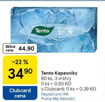 Tento Kapesníky, 90 ks