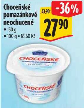 Choceňské pomazánkové neochucené, 150 g