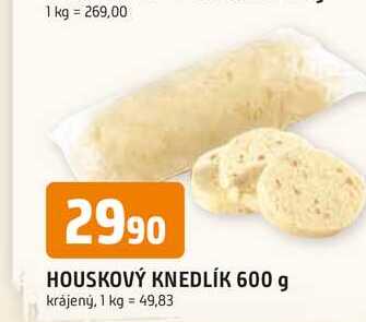 HOUSKOVÝ KNEDLÍK 600 g
