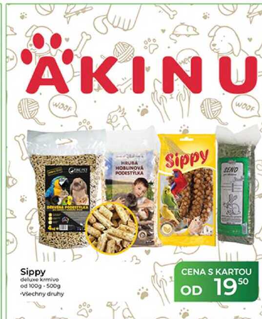 Sippy deluxe krmivo od 100g-500g