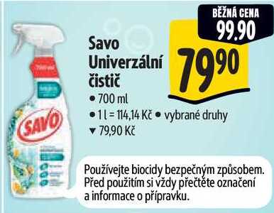 Savo Univerzální čistič, 700 ml