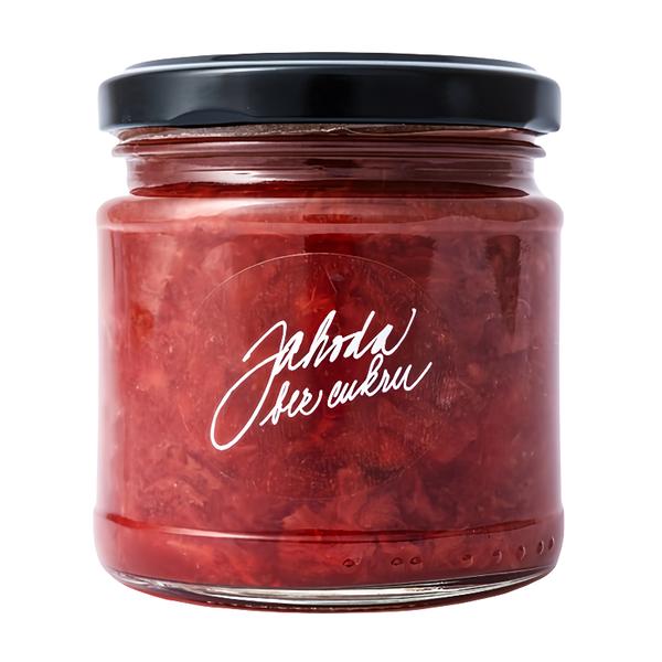 Marmelády s příběhem Jahodový džem výběrový, extra speciální, bez cukru
