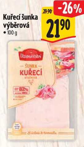 Kuřecí šunka výběrová, 100 g