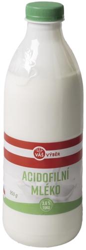 VÁŠ VÝBĚR Acidofilní mléko, 950 g