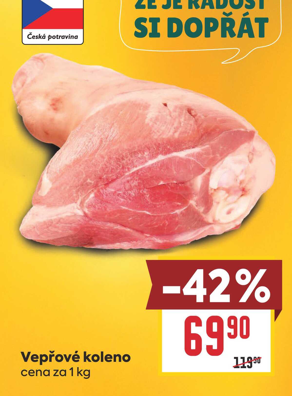 Vepřové koleno cena za 1 kg
