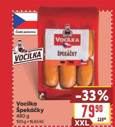 Vocilka Špekáčky 480 g 